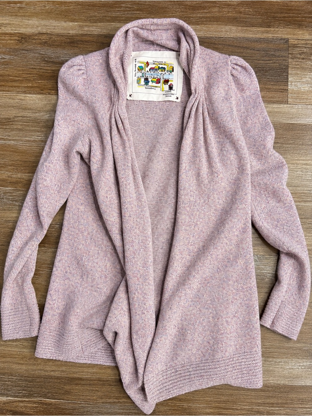 Anthropologie Dusty Pink cardigan